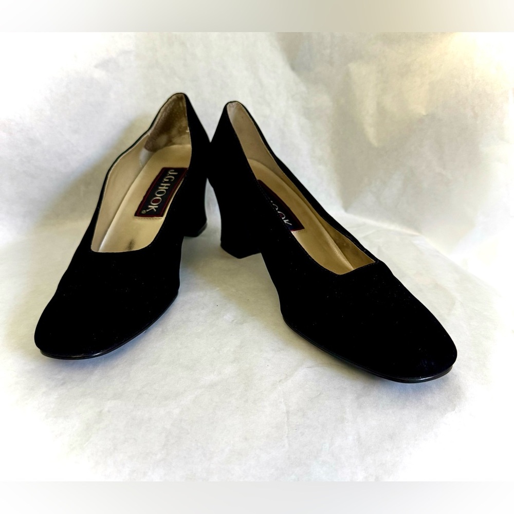 J. G. Hook Black Velvet Dress Shoes - Picture 13 of 16